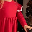 Nicol -  Elegant kislány ruha hajpánttal piros 86