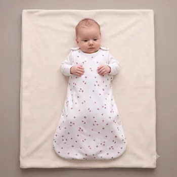   Nicol kislány HANIA virágmintás bélelt baba hálózsák 1,5 TOG krém 3-9 hónap