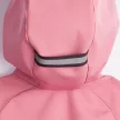 Nicol kislány SOFTSHELL, MERINO kapucnis softshell kabát 20 000 mm-es membránnal púderrózsaszín-fekete 86