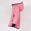 Nicol kislány SOFTSHELL, MERINO kapucnis softshell kabát 20 000 mm-es membránnal púderrózsaszín-fekete 92
