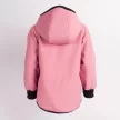 Nicol kislány SOFTSHELL, MERINO kapucnis softshell kabát 20 000 mm-es membránnal púderrózsaszín-fekete 92