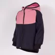 Nicol kislány SOFTSHELL, MERINO kétszínű kapucnis softshell kabát 20 000 mm-es membránnal púderrózsaszín-sötétkék-fekete 86