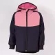 Nicol kislány SOFTSHELL, MERINO kétszínű kapucnis softshell kabát 20 000 mm-es membránnal púderrózsaszín-sötétkék-fekete 122