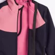 Nicol kislány SOFTSHELL, MERINO kétszínű kapucnis softshell kabát 20 000 mm-es membránnal púderrózsaszín-sötétkék-fekete 122
