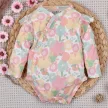 Nini - Colour Flowers kislány négyrészes együttes virágok menta 56