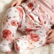 Nini - Roses kislány háromrészes pamut szett rózsás 62