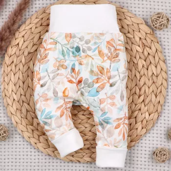Nini - Bloom kislány leggings virágok fehér 56
