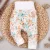 Nini - Bloom kislány leggings virágok fehér 62
