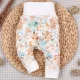 Nini - Bloom kislány leggings virágok fehér 62