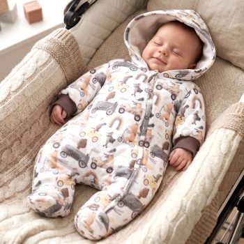 Nini - Cute cars kisfiú átmeneti bélelt overál autók 56