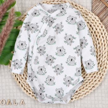 Nini - Koala kisfiú baba body koala fehér 56