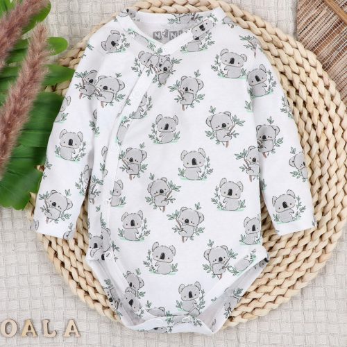 Nini - Koala kisfiú baba body koala fehér 62