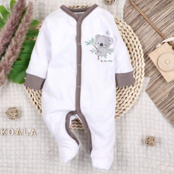 Nini - Koala kisfiú rugdalózó koala fehér 56