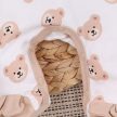 Nini - Sweet Bears uniszex ujjatlan rugdalózó maci fehér 62