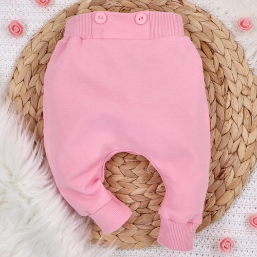 Nini - Colorful Flower kislány nadrág rózsaszín 80