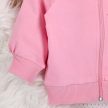 Nini - Colour Flowers kislány kapucnis pulcsi rózsaszín 56