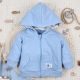 Nini - Sea of joy kapucnis kisfiú kardigán kék 62