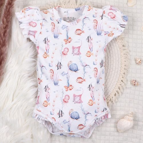 Nini - Underwater World kislány rövid ujjú body 74