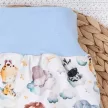 Nini - Little Dreamers kisfiú lábfejes nadrág fehér-kék 62