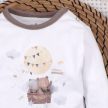 Nini - Balloon Friends kisfiú body fehér 86