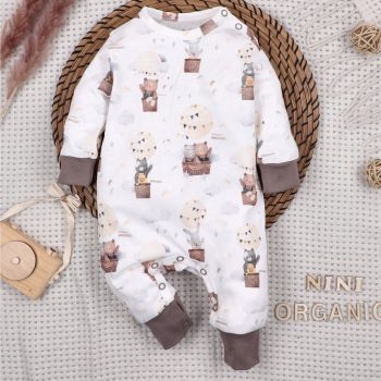 Nini - Balloon Friends rugdalózó maci fehér 56