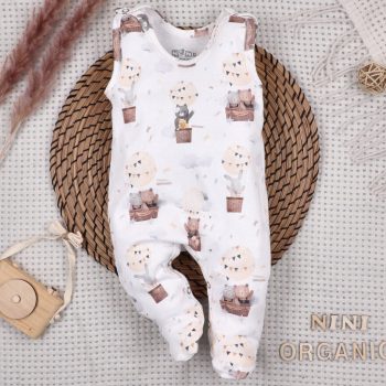 Nini - Balloon Friends kisfiú ujjatlan rugdalózó 62