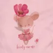 Nini - Balloon Friends kislány rövid ujjú body egérke rózsaszín 74