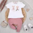 Nini - Balloon Friends kislány rövid ujjú póló egérke fehér 80