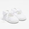 NEW BABY cipő_04_3-6 Gyönyörű kislány csipkés elegáns cipő keresztelőre fehér