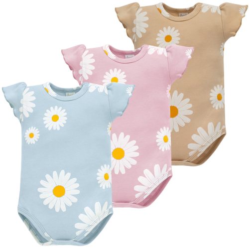 Pinokio - Daisy háromrészes kislány rövid ujjú body szett 74