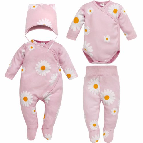 Pinokio - Daisy négyrészes kislány együttes százszorszép rózsaszín 68