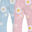 Pinokio - Daisy kétrészes trapéz leggings szett százszorszép kék-rózsaszín 110