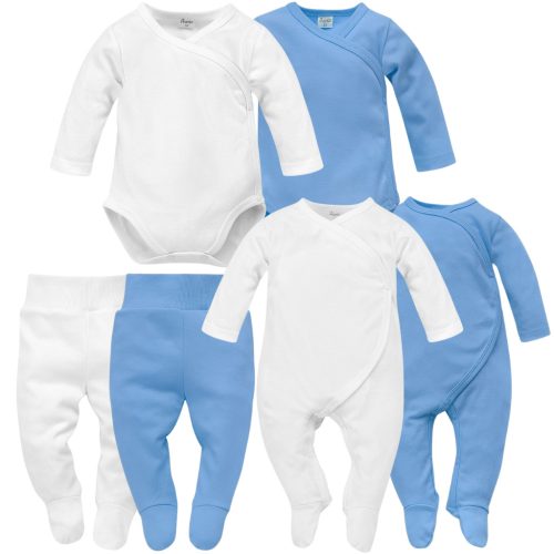 Pinokio - Fruit & Sun hatrészes kisfiú együttes kék-fehér 56