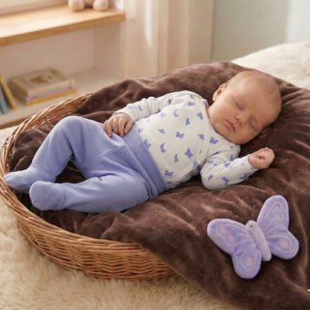   Pinokio - Imagine kétrészes kislány együttes pillangó lila-ekrü 50