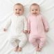 Pinokio - Lovely Day kislány kétrészes cipzáras rugdalózó szett rózsaszín-ekrü 56