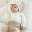 Pinokio - Lovely Day háromrészes uniszex baba body szett maci ekrü-bézs-fehér 56