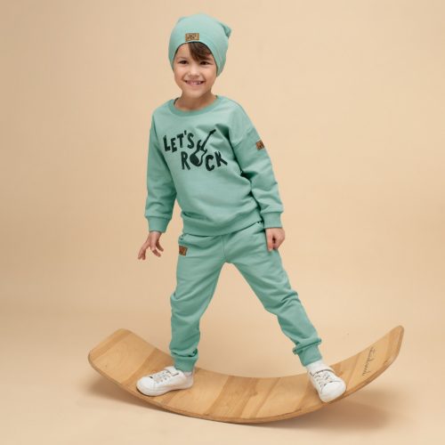 Pinokio - Lets Rock fiú háromrészes együttes zöld 128