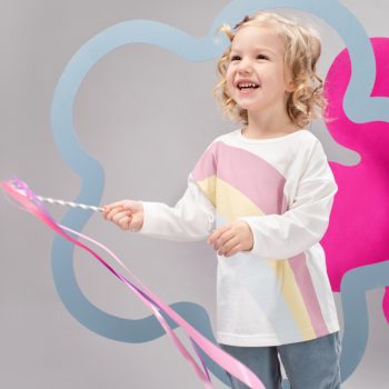 Pinokio - Romantic kislány hosszú ujjú póló ekrü 122