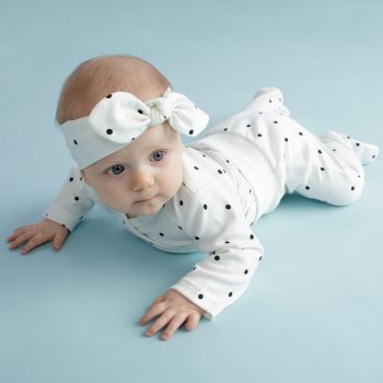   Pinokio - Tres Bien háromrészes kislány együttes pöttyös ekrü 62