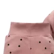 Pinokio - Tres Bien kétrészes kislány baba együttes pöttyös rózsaszín 68