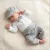Zyzio & Zuzia kisfiú 4 részes elegáns baba együttes bodyval, nadrággal, csokornyakkendővel és ellenzős sapkával szürke 86
