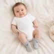 Zyzio & Zuzia kisfiú melírszürke macis baba zokni 6-12 hónap