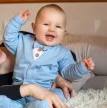 Zyzio & Zuzia KAZUM kisfiú 5 részes elegáns együttes babakék 56