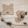 KAZUM110_80/86 Kétrészes füles sapka + textilcipő szett