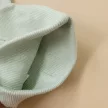 Zyzio & Zuzia KAZUM uniszex bordázott kétrétegű babasapka fülecskékkel menta 56/62
