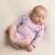 Zyzio & Zuzia kislány babával együtt növő hosszú ujjú body fodorral lila 68/74
