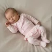 Zyzio & Zuzia kislány 4 részes pamut együttes, hazahozós szett rózsaszín 62