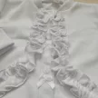 Zyzio & Zuzia kislány 2 részes elegáns pamut rugdalózó szett hajpánttal fehér 56