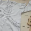 Zyzio & Zuzia kislány 2 részes elegáns pamut rugdalózó szett hajpánttal fehér 56