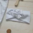 Zyzio & Zuzia kislány 2 részes elegáns pamut rugdalózó szett hajpánttal fehér 56